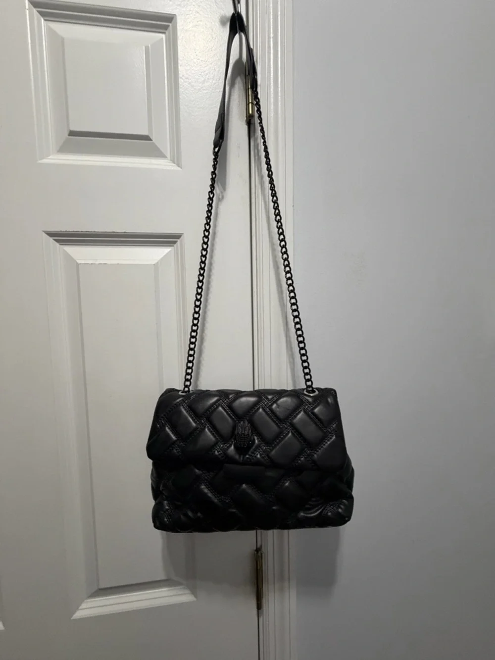Quilted Shoulder / crossbody Bag in Black